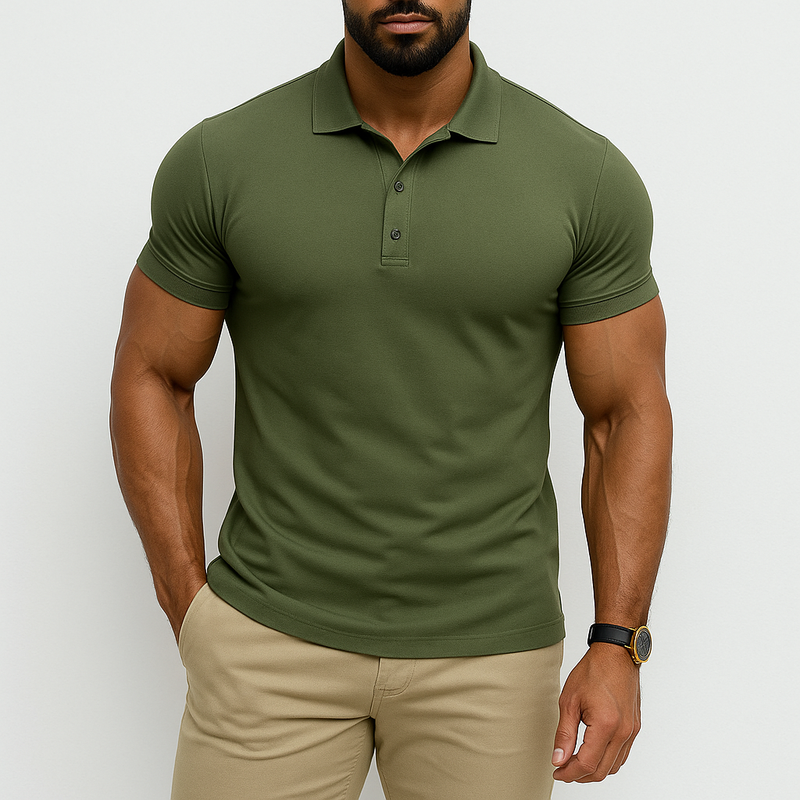 Men’s Muscle Fit Performance Polo Shirt