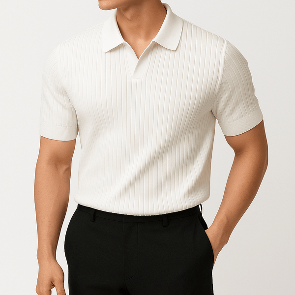 Men’s Classic Knit Polo Shirt