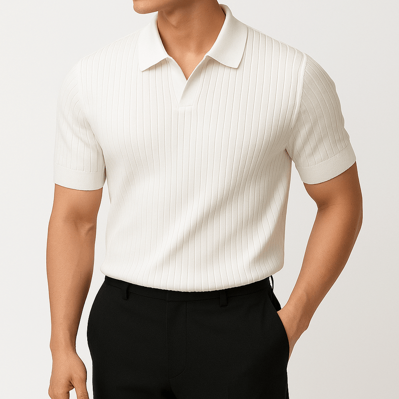 Men’s Classic Knit Polo Shirt