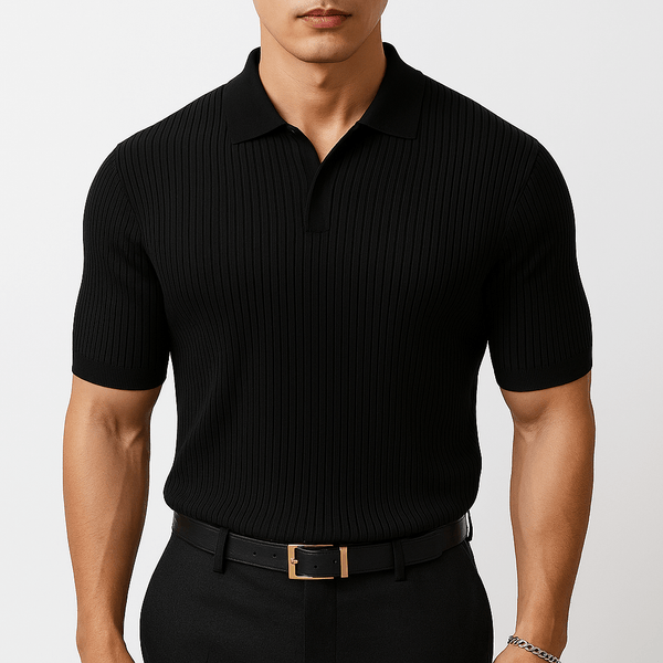 Men’s Classic Knit Polo Shirt